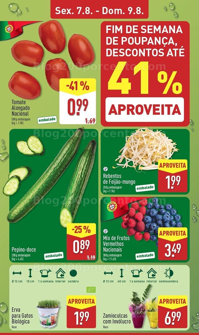 Antevisão Folheto ALDI Promoções de 3 a 9 agosto